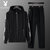 卫衣套装男春秋季运动套装2021新款潮拉链休闲外套男夏装两三件套   BSD2102(裸色 XL)