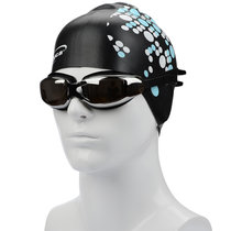 雅丽嘉泳镜 高清男女防雾防水眼镜大框电镀近视带度数舒适游泳眼镜 WG42-AC(黑色 400度近视)