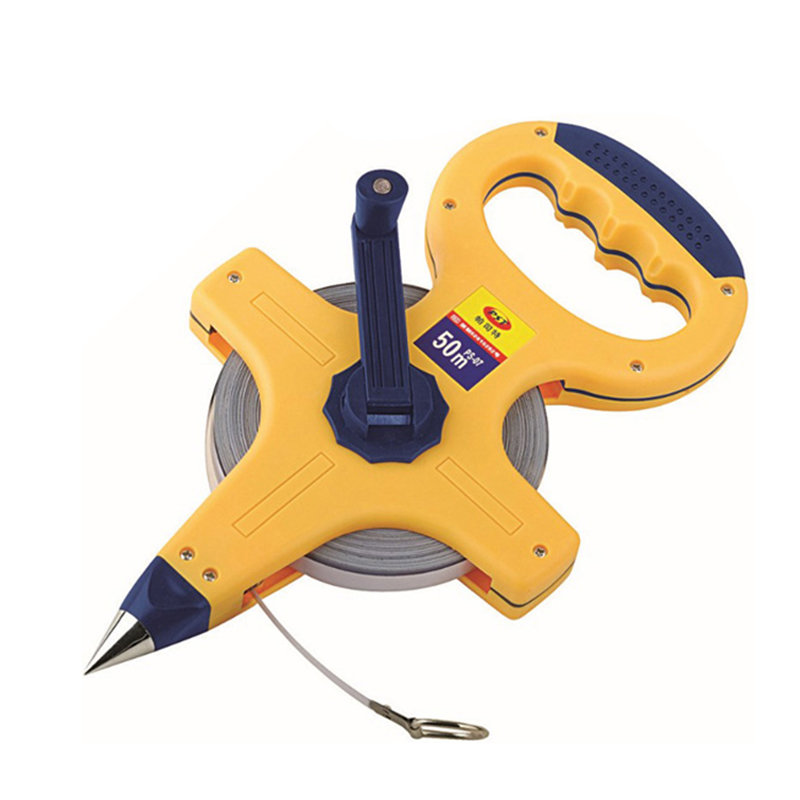 【家具五金图片】帕司特 塑架长钢卷尺 装修 测量工具(30m*12.