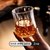 威士忌酒杯创意鸡尾洋酒杯子喝白兰地欧式玻璃家用啤酒杯红酒酒具(【强化加厚】菱格杯200ml【买1送1 实发2只】)