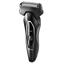 松下（Panasonic）ES-FRT2-K男士剃须刀电动往复式剃胡刀刮胡子刀电动充电式3刀头胡须刀(黑色 个人护理)