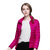 羽绒服旅行运动女士超轻立领薄款羽绒服加宽加大羽绒服9062(粉红色 XL)