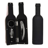 SPF红酒开瓶器三件套 小酒瓶造型 不锈钢红酒开瓶器 海马刀 引酒器 酒环三件套