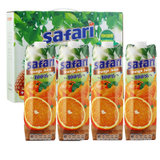 萨法瑞100%橙汁饮料1L*4 国美超市甄选