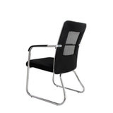 双扶手钢架椅电脑椅WB-712网面办公椅(广东橡木无扶手办公椅)