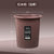 酒店厨房收纳桶家用垃圾桶无盖客厅卫生间办公室纸篓大号大卫生桶(棕色10L)