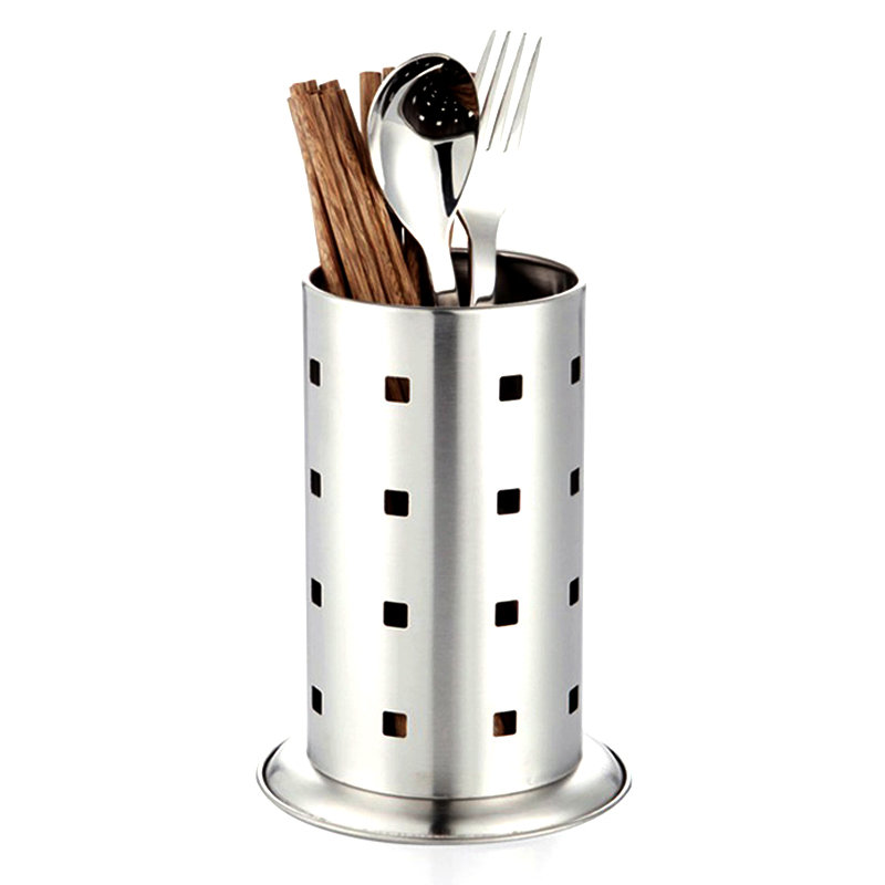 刚博士不锈钢筷子筒筷笼沥水置物筷子架餐具桶收纳桶筷子筒