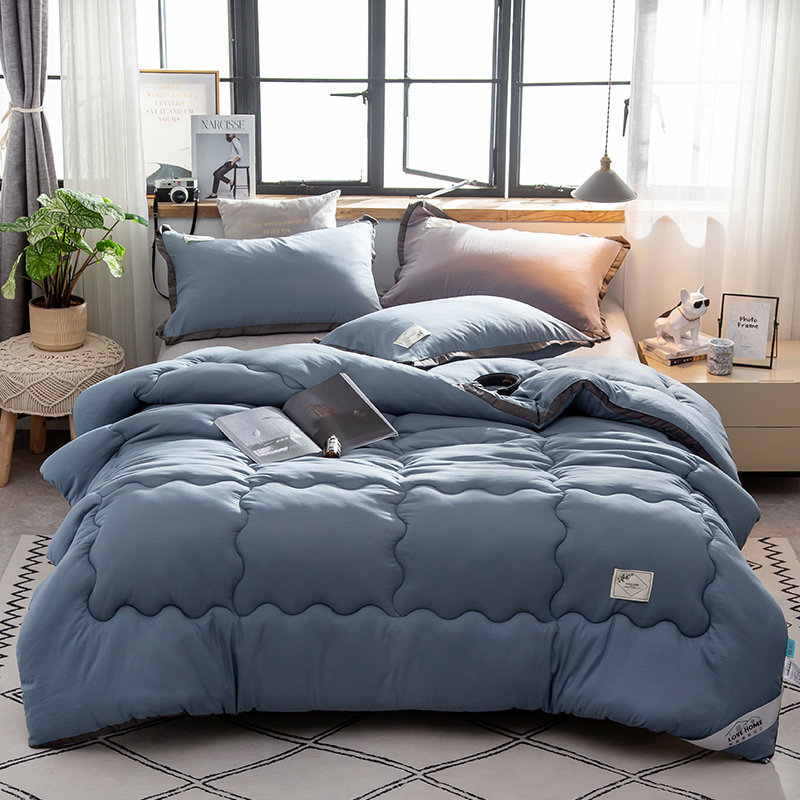 婵思立体纯色秋冬被北欧风格马卡蓝bzqtdc2000334150200cm3斤