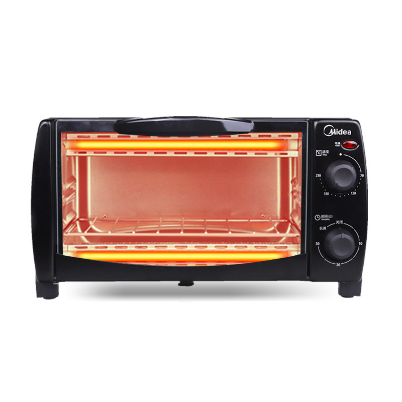 美的midea电烤箱t1108bpt1011迷你烤箱家用多功能双层烤位度温控易