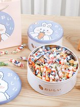 冠生园大白兔奶糖礼盒装混合口味糖果零食送男女生年货节新年礼物(（12味混合约90颗）兔子礼盒礼袋500g)