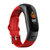 蓝牙耳机手表男多功能智能运动手环心率血压计步智能提醒防水腕表(红色)