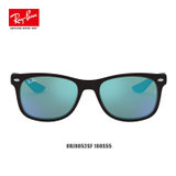 雷朋新徒步旅行者儿童系列太阳镜个性炫酷摇滚款墨镜 100S55 黑色镜框蓝色反光镜片 500RJ9052SF 国美超市甄选
