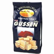 泰国原装进口 欧乐牌GUSSEN系列巧克力味方形威化酥饼干100g/包