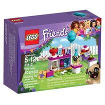 正版乐高LEGO Friends好朋友系列 41112 派对宠物哈巴狗 积木玩具(彩盒包装 件数)