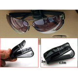 汽车眼镜夹子S型车载眼镜夹创意多功能眼镜架车用眼镜夹子/票据夹(黑色)