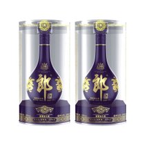 郎酒53度青花郎酱香型白酒500ml*2 赤水河左岸 庄园酱酒