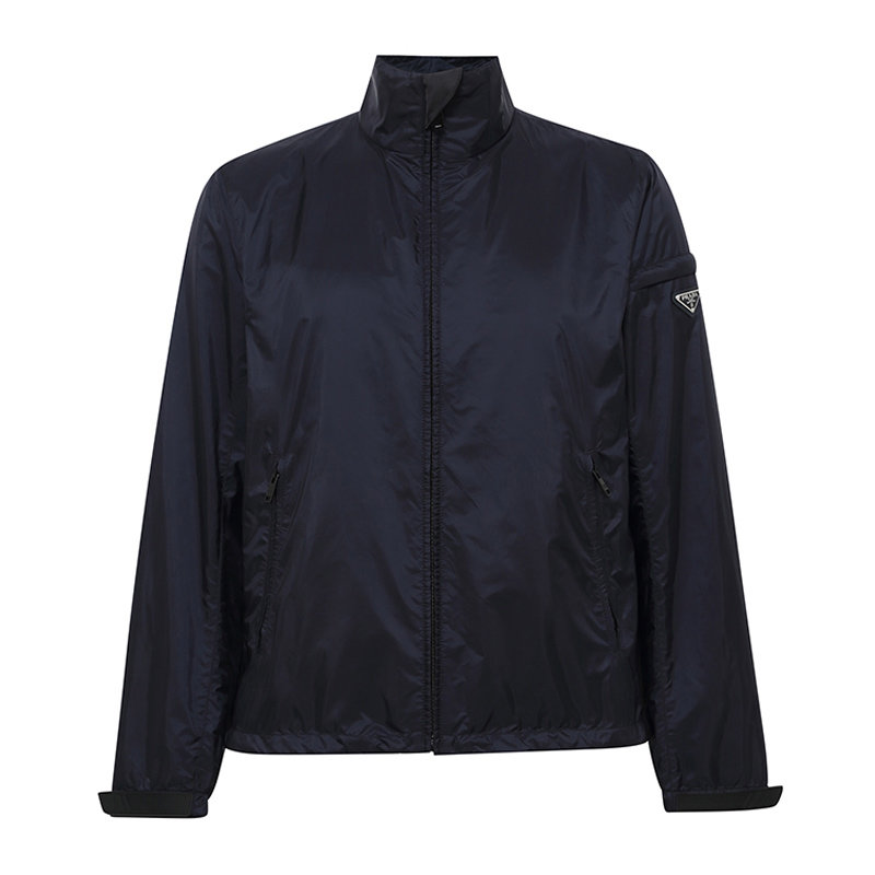 【prada服饰图片】prada蓝色男士尼龙外套 sgb120-q04-f012448蓝色