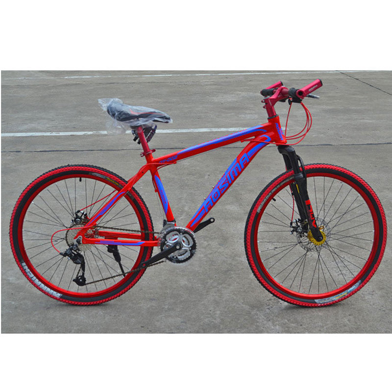 yizu台湾安克达铝合金山地自行车 27速26寸山地车 前后碟刹 前后轮可