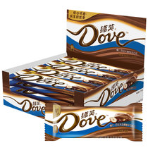 德芙巧克力43g/块6口味可选牛奶黑白巧克力果仁排块散装批发喜糖(德芙43g/条 12条)
