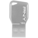 PNY/必恩威 钥匙盘 16GB U盘 (灰色) 创意优盘