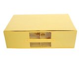 卡秀收纳-高品质大容量6格鞋物收纳盒/鞋盒/鞋柜（黄色）