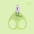 日康婴儿指甲剪套装新生儿专用宝宝指甲刀婴幼儿防夹肉儿童剪刀(RK3655绿色)