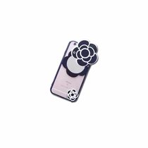亿和源iPhone7/OPPO苹果山茶花带镜子6S手机壳创意手机壳(黑山花i7plus)