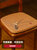 中式餐椅垫马蹄形凳子座垫家用防滑可拆洗实木餐桌椅子坐垫屁垫(君子如兰马蹄垫咖啡)
