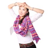 绒之尚语GM-012羊毛围巾（粉色）