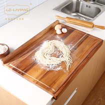 泰国 lcliving实木擀面板 揉面板厨房和面板 相思木菜板水饺案板 中号 真快乐厨空间