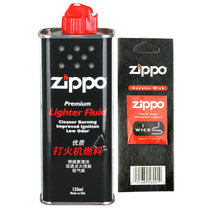 芝宝Zippo打火机 配件组合Zippo专用油(1瓶133ml)棉芯(1盒)