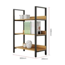 云艳YY-LCL1397 货架展示架陈列架办公室隔断收纳架饰品置物架多功能组合架 80*34*108cm 三层(默认 默认)