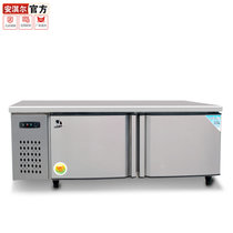 安淇尔平冷工作台 商用厨房操作台不锈钢冷柜 冷冻冷藏厨房冰柜(平冷工作台1.8米（双温）)