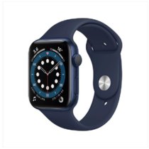 （Apple）苹果Apple Watch Series 6/SE 智能手表iwatch6/SE苹果手表(S6蓝色铝金属表壳+蓝色运动表带 44mm GPS款)