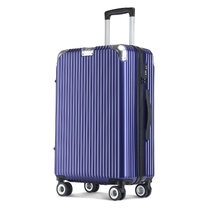 OSDY新品时尚万向轮拉杆箱20寸旅行箱24寸学生行李箱男女登机箱子(蓝色 24寸)