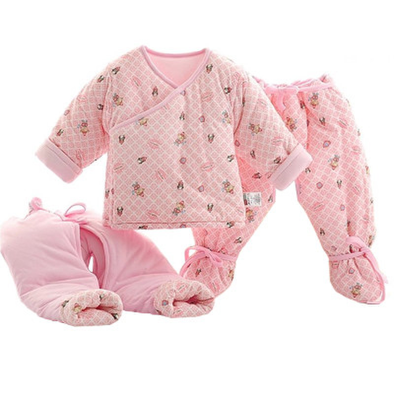 婴儿宝宝棉衣三件套 80066(粉色 66cm)图片大全,高清图片时尚款式搭配