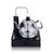 吉谷（K·KOU）电水壶TB0308高硼硅玻璃壶自设加水量 虾眼水恒温水壶玻璃茶炉 0.8L