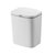 柚嬉塑料壁挂式垃圾桶滑盖带盖YX-SL10卫生间厨房橱柜门悬挂可粘贴家用垃圾桶(7L垃圾桶（绿） 默认)