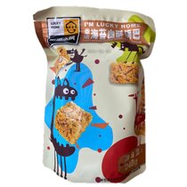 幸运小筑咸蛋黄海苔肉酥鱼虾味川味蟹黄味小龙虾味锅巴糯米锅巴酥脆咸零食网红休闲零食出游小吃咸蛋黄味248g*3袋【独立内袋(默认颜色 默认版本)
