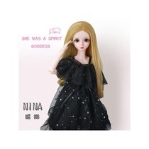 叶罗丽夜萝莉娃娃的衣服和鞋子儿童夜萝莉娃娃夜萝莉娃娃改妆(改妆妮娜（高冷女神范！） 可爱小姐姐带回家（价格优惠中）)