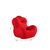 威莱雅休闲懒人沙发佛椅网红椅设计师款网红单人沙发现代休闲 明星同款沙发椅(红色小款-单个)
