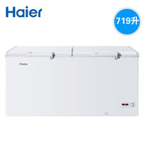 海尔(Haier)BC/BD-719HK 719升商用大冰柜 卧式双门冷柜 冷冻冷藏转换 (白) 节能省电