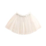 宝宝网纱半身裙 春装新款女童童装儿童钉珠短裙子qz4552(100 白色)