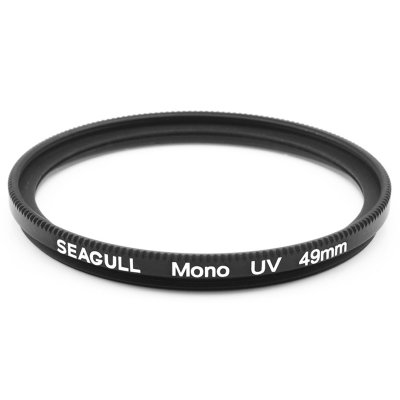 49mm口径滤镜推荐：海鸥M49 Mono UV单层滤镜