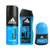 Adidas阿迪达斯男士三件套装喷雾150ML+沐浴露250ML+走珠50ML(纵情3件套)