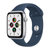 Apple Watch SE 智能手表 GPS款 40毫米银色铝金属表壳 深邃蓝色运动型表带MKNY3CH/A