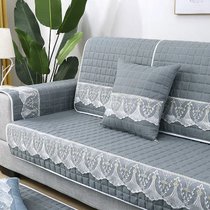 沙发垫四季通用简约现代布艺防滑沙发垫子沙发套罩全包沙发套(洛森-灰)