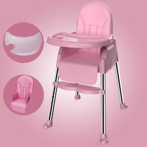 竹咏汇  可升降宝宝餐椅 儿童可折叠吃饭椅子 可折叠便携式椅子多功能椅儿童餐椅(3)