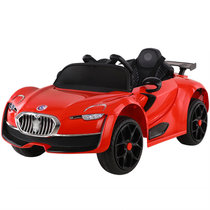 儿童电动车四轮汽车带遥控童车小孩男女宝宝玩具车可坐人摇摆车(红色)