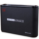 飚王（SSK）迷你ALL IN ONE铝合金多合一读卡器SCRM025 多合一读卡器兼容TF手机卡/SD/ CF卡(黑色)